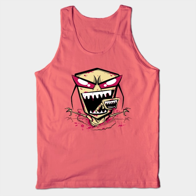 Chest burst of Doom Tank Top by hoborobo